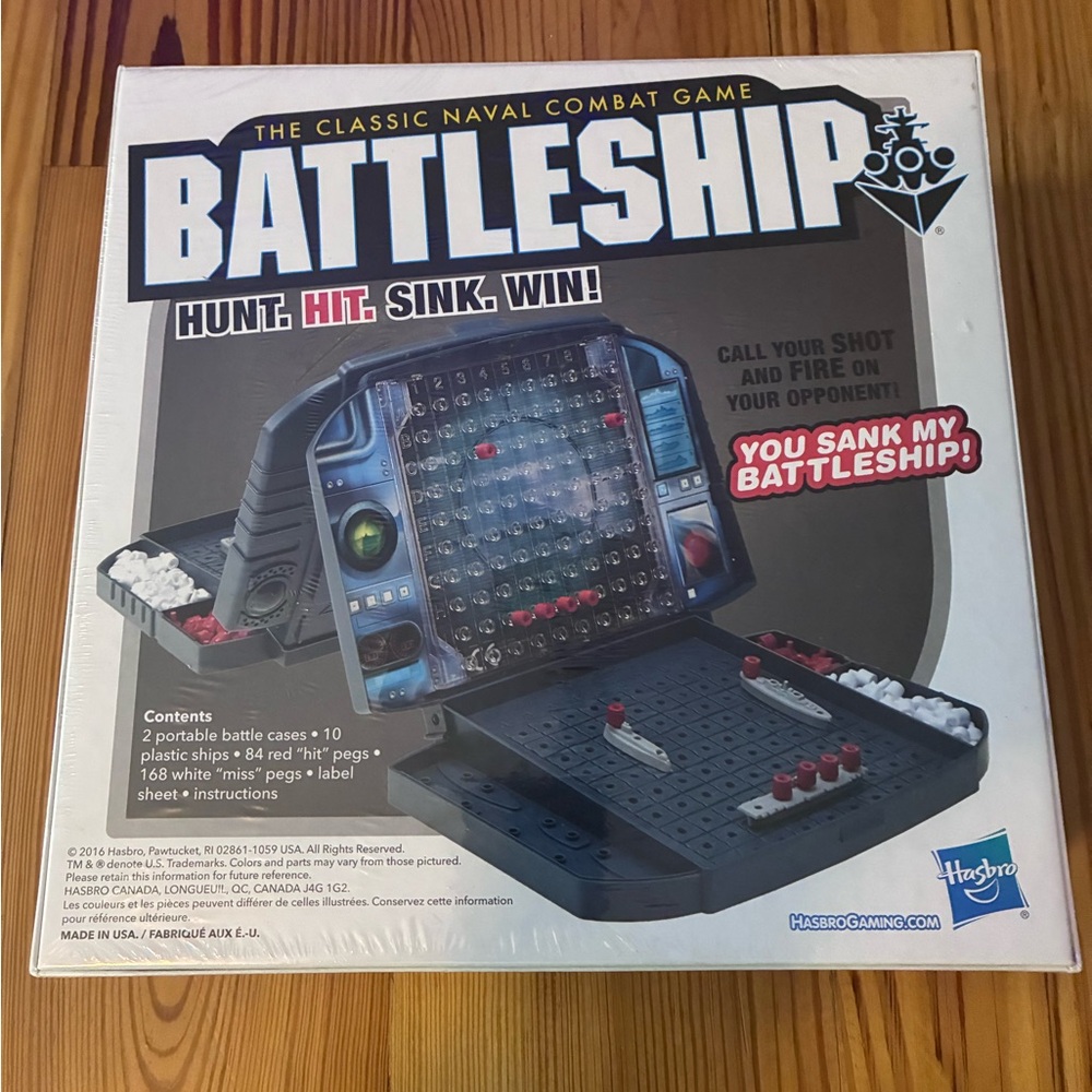 BATTLESHIP The Classic Naval Combat Game, NWT - Picture 2 of 4